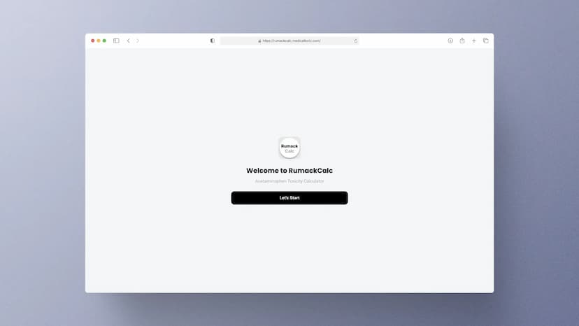 RumackCalc service