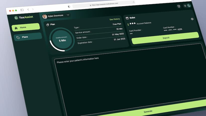 ToxAssist service