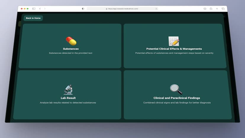 ToxAssist service